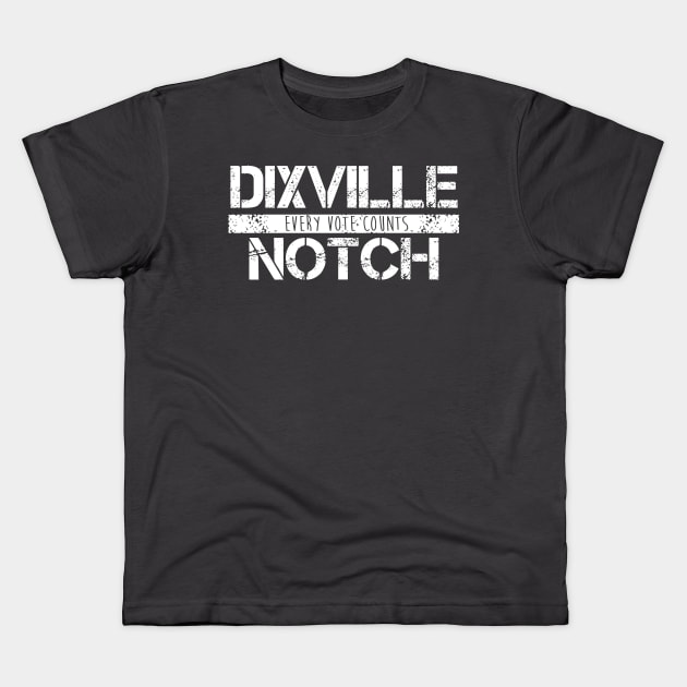 Dixville Notch Every Vote Counts Kids T-Shirt by brkgnews